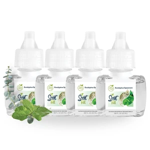 Eucalyptus Spearmint Plug in Air Freshener, 4 Scented Oil Refills Eucalyptus Spearmint Plug in Air Freshener, 4 Scented Oil Refills