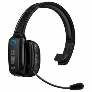 Trucker Bluetooth Headset, 60-Hour AI Noise-Canceling Mic for Driving | Mute Button, Multipoint Pairing, Single-Ear Design, Over-Ear Comfort, Bluetooth 5.2 Wireless Headphone, Phone/PC, Office/Work Trucker Bluetooth Headset, 60-Hour AI Noise-Canceling Mic for Driving | Mute Button, Multipoint Pairing, Single-Ear Design, Over-Ear Comfort, Bluetooth 5.2 Wireless Headphone, Phone/PC, Office/Work