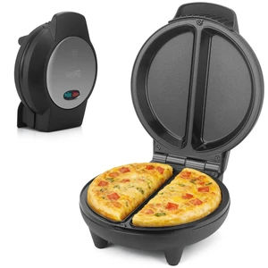 Dual-zone Omelette Maker Electric, Omelette Pan for 2 Individual 6.5 Omelets & Egg Frittata, Ceramic Coating omlet maker electric Nonstick, Breakfast omelet Maker, Graphite Dual-zone Omelette Maker Electric, Omelette Pan for 2 Individual 6.5 Omelets & Egg Frittata, Ceramic Coating omlet maker electric Nonstick, Breakfast omelet Maker, Graphite