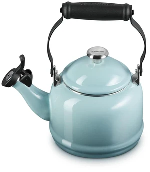 Enamel On Steel Demi Tea Kettle, 1.25 qt., Sea Salt Enamel On Steel Demi Tea Kettle, 1.25 qt., Sea Salt
