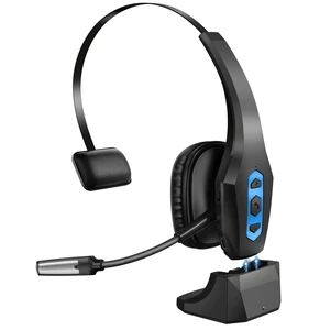 Bluetooth Headset with Mute Button & MFB, Wireless Headset with Noise Cancellation Microphone for Work, Trucker Bluetooth Headsets Fit for Computer, Cell Phones, Drivers Bluetooth Headset with Mute Button & MFB, Wireless Headset with Noise Cancellation Microphone for Work, Trucker Bluetooth Headsets Fit for Computer, Cell Phones, Drivers