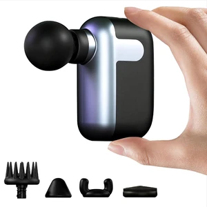 Super Mini Massage Gun with 5 Massage Heads | Percussion Deep Tissues Muscle Massager, Sports Travel Massage Gun, Portable Handheld Massager for Home, Gym, Outdoors Super Mini Massage Gun with 5 Massage Heads | Percussion Deep Tissues Muscle Massager, Sports Travel Massage Gun, Portable Handheld Massager for Home, Gym, Outdoors