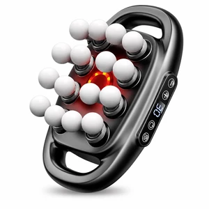 16 Head Massage Gun Deep Tissue, Percussion Muscle Massager with 16 Massage Heads, 9 Speeds, Type-C Rechargeable for Back, Neck, Shoulders and Full Body Recovery