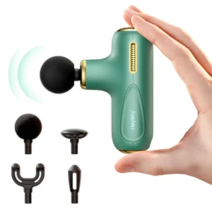 Super Mini Massage Gun Deep Tissue Portable Muscle Massager, C1 MINI | 4 Heads 5 Speed Men Women Athletes, Back Neck Legs Relief, Quiet for Home Gym Office Travel, FSA Eligible HSA, Green Super Mini Massage Gun Deep Tissue Portable Muscle Massager, C1 MINI | 4 Heads 5 Speed Men Women Athletes, Back Neck Legs Relief, Quiet for Home Gym Office Travel, FSA Eligible HSA, Green