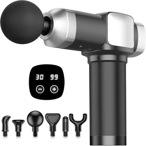 Gun Deep Tissue, Handheld Percussion Muscle Massager for Back | Back Massage for Athletes for Pain Relief,Neck & Shoulder Massager with 30 Speed Levels & 6 Massage Heads,Gift for Men Women Gun Deep Tissue, Handheld Percussion Muscle Massager for Back | Back Massage for Athletes for Pain Relief,Neck & Shoulder Massager with 30 Speed Levels & 6 Massage Heads,Gift for Men Women