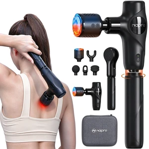 3-in-1 Mini Massage Gun with Heat and Cold,Deep Tissue Back Massage with Detachable Handle for Neck/Body Pain Relief,Portable Handheld Percussion Muscle Massager,Small & Quiet,5 Heads,with Case 3-in-1 Mini Massage Gun with Heat and Cold,Deep Tissue Back Massage with Detachable Handle for Neck/Body Pain Relief,Portable Handheld Percussion Muscle Massager,Small & Quiet,5 Heads,with Case