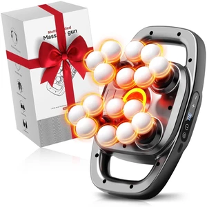 16 Head Massage Gun Deep Tissue, Back Massager, 3 Modes & 30 Intensities | 1800mAh rechargeable battery, USB-C charging, dual handles, quiet operation, 15-minute auto shutoff 16 Head Massage Gun Deep Tissue, Back Massager, 3 Modes & 30 Intensities | 1800mAh rechargeable battery, USB-C charging, dual handles, quiet operation, 15-minute auto shutoff