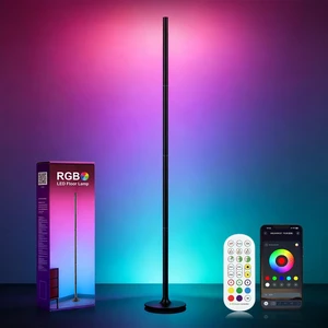 RGB Corner Floor Lamp, Remote & App Control, Music Sync Ambient Light | 31"/47"/63" Adjustable Height, 16M DIY Colors, 200+ Dynamic Modes, 33 Themes, Timer Function for Gaming, Living Room, Bedroom RGB Corner Floor Lamp, Remote & App Control, Music Sync Ambient Light | 31"/47"/63" Adjustable Height, 16M DIY Colors, 200+ Dynamic Modes, 33 Themes, Timer Function for Gaming, Living Room, Bedroom