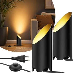 2 Pack Uplights Indoor,7W Ambient Lighting with 3000K GU10 Bulbs,Mood & Accent Lighting,House Warming Gifts New Home,Art Decor 5.9 FT Cords&Foot Switches 2 Pack Uplights Indoor,7W Ambient Lighting with 3000K GU10 Bulbs,Mood & Accent Lighting,House Warming Gifts New Home,Art Decor 5.9 FT Cords&Foot Switches