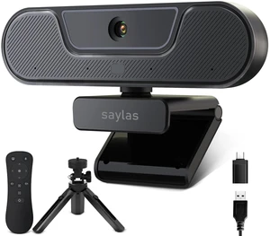 4K Webcam with Microphone and Speaker, Wide Angle 112°, Remote Control, Autofocus, Digital Zoom, Privacy Cover, Plug & Play Web Streaming Camera for Computer, USB Webcam for Pc 4K Webcam with Microphone and Speaker, Wide Angle 112°, Remote Control, Autofocus, Digital Zoom, Privacy Cover, Plug & Play Web Streaming Camera for Computer, USB Webcam for Pc