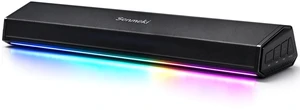 PC Soundbar,30W RGB Computer Speakers for Desktop,Monitor,Laptop | Bluetooth 5.0 and USB Connection,Battery Powered Speaker for PC, Gaming Speaker PC Soundbar,30W RGB Computer Speakers for Desktop,Monitor,Laptop | Bluetooth 5.0 and USB Connection,Battery Powered Speaker for PC, Gaming Speaker