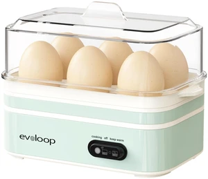 Rapid Egg Cooker Electric 6 Eggs Capacity, Soft, Medium, Hard Boiled, Poacher, Omelet Maker Egg Poacher With Auto Shut-Off, BPA Free (Retro Green) Rapid Egg Cooker Electric 6 Eggs Capacity, Soft, Medium, Hard Boiled, Poacher, Omelet Maker Egg Poacher With Auto Shut-Off, BPA Free (Retro Green)