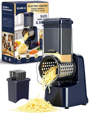 Cheese Grater Slicer, 4" Larger Feed Chute, Vegetable Cutter Salad | The 4" larger feed chute fits big veggies. It shreds & slices cheese and veggies, ideal for fast, easy homemade salad prep. Cheese Grater Slicer, 4" Larger Feed Chute, Vegetable Cutter Salad | The 4" larger feed chute fits big veggies. It shreds & slices cheese and veggies, ideal for fast, easy homemade salad prep.
