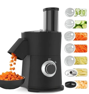 7 In 1 Vegetable Chopper Electric Veggie Onion French Fry Cutter Garlic Mincer Potato Slicer Food Vegetable Dicer Cheese Grater Carrot Shredder Kitchen Gadgets Essentials House Warming Gifts New Home 7 In 1 Vegetable Chopper Electric Veggie Onion French Fry Cutter Garlic Mincer Potato Slicer Food Vegetable Dicer Cheese Grater Carrot Shredder Kitchen Gadgets Essentials House Warming Gifts New Home