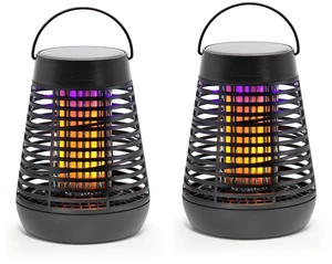 Portable Solar Insect Killer Torch (FLPT), Bug Zapper and Flame Accent Light, Kills Bugs on Contact - Twin Pack Portable Solar Insect Killer Torch (FLPT), Bug Zapper and Flame Accent Light, Kills Bugs on Contact - Twin Pack
