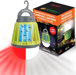 Camping Lantern with Mosquito Protection | Waterproof IP67 | White Red Light | Compact Portable for Camping, Hiking, Fishing Camping Lantern with Mosquito Protection | Waterproof IP67 | White Red Light | Compact Portable for Camping, Hiking, Fishing