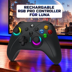 RGB Controller for Luna Fire TV Stick Cube,Anti Drift TMR Joystick Control | 10H Rechargeable Game Time,Hall Effect Trigger,Back Paddles,Macro,Turbo,Upgrade Gaming on ,Ideal Remote Gift Choice RGB Controller for Luna Fire TV Stick Cube,Anti Drift TMR Joystick Control | 10H Rechargeable Game Time,Hall Effect Trigger,Back Paddles,Macro,Turbo,Upgrade Gaming on ,Ideal Remote Gift Choice
