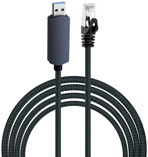USB to Ethernet Cable, 6.6FT, USB-A to RJ45 Gigabit Connection | Ethernet Cord and Cable Adapter with Aluminum Alloy Housing, Nylon Jacket and Gold-Plated Connectors for Wired Networking USB to Ethernet Cable, 6.6FT, USB-A to RJ45 Gigabit Connection | Ethernet Cord and Cable Adapter with Aluminum Alloy Housing, Nylon Jacket and Gold-Plated Connectors for Wired Networking