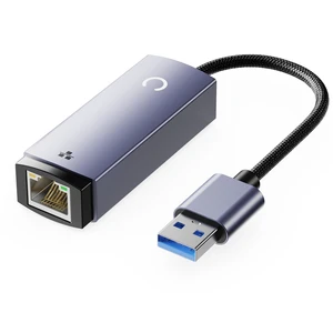 USB 3.0 to Ethernet Adapter 1000Mbps Gigabit RJ45 Dongle PC | 1Gbps LAN speed, durable aluminum shell, braided cable, driver-free setup USB 3.0 to Ethernet Adapter 1000Mbps Gigabit RJ45 Dongle PC | 1Gbps LAN speed, durable aluminum shell, braided cable, driver-free setup