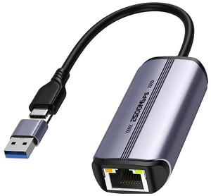2.5Gb USB to Ethernet Adapter, USB-A/USB-C Ethernet Adapter for Laptop | USB to RJ45 Network, Realtek Chip, Plug and Play, Compatible for NAS, MacBook, Computer, Windows, macOS 2.5Gb USB to Ethernet Adapter, USB-A/USB-C Ethernet Adapter for Laptop | USB to RJ45 Network, Realtek Chip, Plug and Play, Compatible for NAS, MacBook, Computer, Windows, macOS