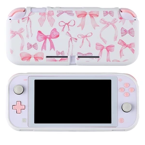 for Nintendo Switch Lite Protective Accessories Soft Silicone Cover Shell Compatible ONLY for Switch Lite Pink Coquette Bow Anti-Drop Shock Proof Aesthetic Protector for Nintendo Switch Lite Protective Accessories Soft Silicone Cover Shell Compatible ONLY for Switch Lite Pink Coquette Bow Anti-Drop Shock Proof Aesthetic Protector