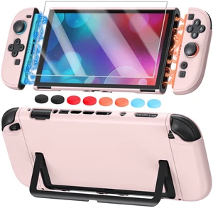2 Case Pink&Screen Protector, Dockable Shell for Nintendo 2 | Cute Protective Case for Nintendo Switch 2 with 9H Tempered Glass, Slim PC Hard Cover Accessories Precise Cutouts ,Shockproof 2 Case Pink&Screen Protector, Dockable Shell for Nintendo 2 | Cute Protective Case for Nintendo Switch 2 with 9H Tempered Glass, Slim PC Hard Cover Accessories Precise Cutouts ,Shockproof
