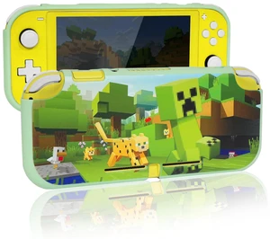 Protective Case for Switch Lite, Soft Cover Shock Absorption Anti-Scratch Shell with Cute Pattern, Green Protective Case for Switch Lite, Soft Cover Shock Absorption Anti-Scratch Shell with Cute Pattern, Green