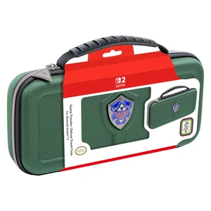 Deluxe Licensed Travel Case Designed for Nintendo Switch, Nintendo Switch 2, OLED, Zelda Hylian Shield, Green - R.D.S. INDUSTRIES, INC. (HS12GRN) Deluxe Licensed Travel Case Designed for Nintendo Switch, Nintendo Switch 2, OLED, Zelda Hylian Shield, Green - R.D.S. INDUSTRIES, INC. (HS12GRN)
