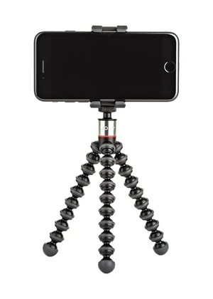 GripTight ONE GP, Universal Phone Holder, Magnetic GorillaPod Flexible Small Tripod for Smartphone, Foldable and Portable , Watch FIFA World Cup Football, Black