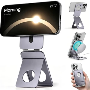 Phone Stand, Portable Travel Phone Tripod Stand, Ultra-Thin 0.23" | Aluminum Alloy | Pocket Size | Flexible 20x Magnet Phone Stand | Fits MagSafe Charger | For Content Creators | Women Men Gift Phone Stand, Portable Travel Phone Tripod Stand, Ultra-Thin 0.23" | Aluminum Alloy | Pocket Size | Flexible 20x Magnet Phone Stand | Fits MagSafe Charger | For Content Creators | Women Men Gift