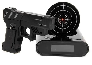 Lock N' Load Gun Alarm Clock Target Alarm Clock Creative Clock | Interactive Target Shooting Game Makes Waking Up More Fun for Makes School Mornings More Engaging - Unique Gift for Kids Lock N' Load Gun Alarm Clock Target Alarm Clock Creative Clock | Interactive Target Shooting Game Makes Waking Up More Fun for Makes School Mornings More Engaging - Unique Gift for Kids