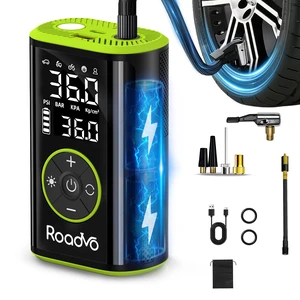 10000mAh Tire Inflator Portable Air Compressor | 150PSI, 3X Faster Electric Cordless, Presta & Schrader Valves, Auto Shut-Off, LED,Car,Motorcycle,Bike,Ball 10000mAh Tire Inflator Portable Air Compressor | 150PSI, 3X Faster Electric Cordless, Presta & Schrader Valves, Auto Shut-Off, LED,Car,Motorcycle,Bike,Ball