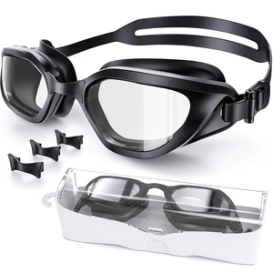 Swimming Goggles Anti Fog Anti UV No Leakage For Men Women Youth | Adjustable Nose Bridge,Ultimate Eye Protection & UV401 Protection ,Anti-Fog & Panoramic Clear Vision