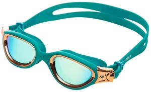 Venator-X Swim Goggles With Anti-Fog LUCID Lenses, Clear Vision, No Leaking, Comfortable For Both Open Water And Pool Swimming/Unisex Teal/Copper Color