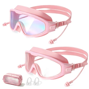 Adult Swim Goggles, Anti-Fog, Anti-UV, Wide Field of View | Clear Vision & Comfortable Fit, Ideal for Beach Vacations, Pool Swimming and Training for Men & Women