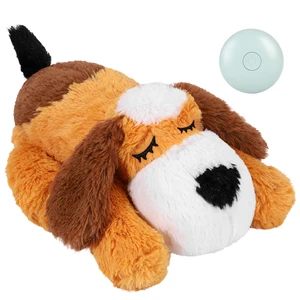 AidsHeartbeat Puppy for Dogs-for Separation Anxiety Relief, Heartbeat Stuffed Animal Anxiety Calming Behavioral Aid Plush Toy for Dogs Cats Pets