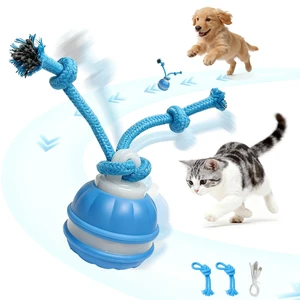 Interactive Dog & Cat Toy, Auto Chirping Ball, Rechargeable Self Play | Motion activated, chirp sound, USB-C fast charge, durable, indoor play, boredom relief for small dog & cat blue Interactive Dog & Cat Toy, Auto Chirping Ball, Rechargeable Self Play | Motion activated, chirp sound, USB-C fast charge, durable, indoor play, boredom relief for small dog & cat blue