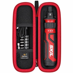 Case for SKIL SD561201 / Twist 2.0 Rechargeable 4V Screwdriver (Case Only) | Carrying Case, Water-resistant & Shock-resistant, Mesh Pocket Stores Screwdriver Bits,Bit Holder,Charging Cable Case for SKIL SD561201 / Twist 2.0 Rechargeable 4V Screwdriver (Case Only) | Carrying Case, Water-resistant & Shock-resistant, Mesh Pocket Stores Screwdriver Bits,Bit Holder,Charging Cable