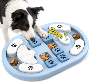 Dog Puzzle Toy, Interactive Treat Dispensing Toys, Gray | Dog Enrichment Toys, IQ Training & Mental Stimulation, Non-Slip Slow Feeder, For Puppies Small Medium Large Dogs Cats Dog Puzzle Toy, Interactive Treat Dispensing Toys, Gray | Dog Enrichment Toys, IQ Training & Mental Stimulation, Non-Slip Slow Feeder, For Puppies Small Medium Large Dogs Cats