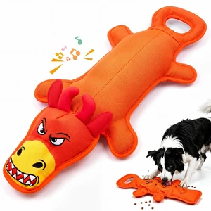 Dog Toys for Aggressive Chewers, Extra Large Squeaky Dog Tug Toy | 2 Feet HeavyDuty Canvas Dog Chew Toy, 3-Layer Composite Material, Interactive TugofWar for Boredom Relief Dog Toys for Aggressive Chewers, Extra Large Squeaky Dog Tug Toy | 2 Feet HeavyDuty Canvas Dog Chew Toy, 3-Layer Composite Material, Interactive TugofWar for Boredom Relief