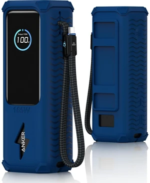 Silicone Case for Anker Power Bank (25,000mAh/165W) - Shockproof Drop-Resistant, Built-in Cable Storage | Non-Slip Grip, Hidden Dust Plug Protective Cover for Anker Power Bank 165w Silicone Case for Anker Power Bank (25,000mAh/165W) - Shockproof Drop-Resistant, Built-in Cable Storage | Non-Slip Grip, Hidden Dust Plug Protective Cover for Anker Power Bank 165w