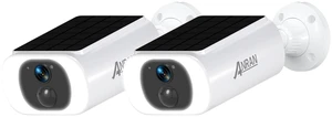 2K Security Cameras Wireless Outdoor Integrated Solar Panel, 2 Pack | 2.4G WiFi Cameras for Home Security, 2-Way Audio, PIR Detection, 3MP Color Night Vision, Works with Alexa 2K Security Cameras Wireless Outdoor Integrated Solar Panel, 2 Pack | 2.4G WiFi Cameras for Home Security, 2-Way Audio, PIR Detection, 3MP Color Night Vision, Works with Alexa