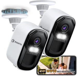2.5K Security Camera Wireless Outdoor, Free Cloud Storage-2 Pack | 2.4G/5Ghz WiFi, AI Motion Detection with Spotlight & Siren Alarm, Color Night Vision, Weatherproof 2.5K Security Camera Wireless Outdoor, Free Cloud Storage-2 Pack | 2.4G/5Ghz WiFi, AI Motion Detection with Spotlight & Siren Alarm, Color Night Vision, Weatherproof