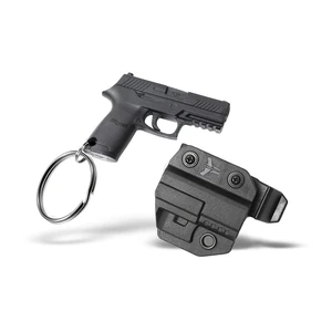 Mini Pistol Shaped Keychain With Holster and Belt Clip - 1911 Model Holsters Mini Pistol Shaped Keychain With Holster and Belt Clip - 1911 Model Holsters