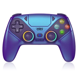 RGB Wireless Controller for PS5/PC Bluetooth Gamepad with Turbo, Macro, Dual Vibration, 6-Axis Motion, 3.5mm Audio Jack & 1000mAh Battery RGB Wireless Controller for PS5/PC Bluetooth Gamepad with Turbo, Macro, Dual Vibration, 6-Axis Motion, 3.5mm Audio Jack & 1000mAh Battery