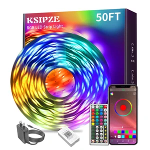 Led Lights for Bedroom 50ft Led Strip Lights with Remote App Control RGB Color Changing Music Sync for Room Bedroom Lighting Flexible Home Décor Led Lights for Bedroom 50ft Led Strip Lights with Remote App Control RGB Color Changing Music Sync for Room Bedroom Lighting Flexible Home Décor