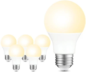 A19 LED Light Bulbs Dimmable,60W Equivalent 750 Lumens, 2700K Soft White, E26 Base, 15,000-Hour Lifespan, 8W Energy Saving LED Bulbs, Ideal for for Living Room & Bedroom Lighting, 6 Pack A19 LED Light Bulbs Dimmable,60W Equivalent 750 Lumens, 2700K Soft White, E26 Base, 15,000-Hour Lifespan, 8W Energy Saving LED Bulbs, Ideal for for Living Room & Bedroom Lighting, 6 Pack