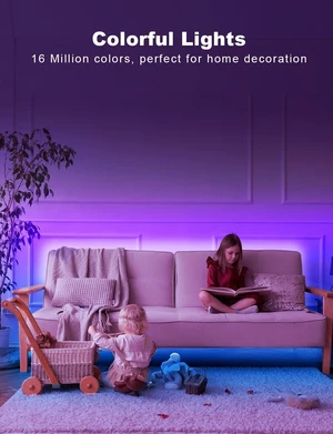 Smart RGB Led Strip Lights, 200ft Led Lights for Bedroom with App Control, Multicolor Changing Led Light Strips Apply for Home Decor, Living Room, Kitchen, Home Party Decoration Smart RGB Led Strip Lights, 200ft Led Lights for Bedroom with App Control, Multicolor Changing Led Light Strips Apply for Home Decor, Living Room, Kitchen, Home Party Decoration