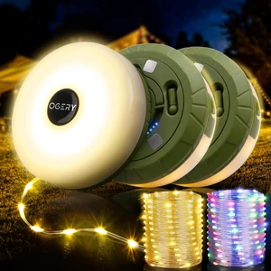 3-Pack Camping String Lights 4 in 1, 32.8FT Quick Storage 8 Modes Portable Rechargeable Fairy Tent Lights String, Hanging Lantern LED Lamp for Outdoor Indoor Patio Decor Camping Essentials 3-Pack Camping String Lights 4 in 1, 32.8FT Quick Storage 8 Modes Portable Rechargeable Fairy Tent Lights String, Hanging Lantern LED Lamp for Outdoor Indoor Patio Decor Camping Essentials