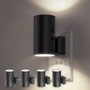 Night Light, Bright Night Light, Night Lights Plug into Wall 5000K Daylight White, Dimmable Nightlights with Light Sensor, Decorative Nightlight for Hallway Bathroom Kitchen, 4 Pack Night Light, Bright Night Light, Night Lights Plug into Wall 5000K Daylight White, Dimmable Nightlights with Light Sensor, Decorative Nightlight for Hallway Bathroom Kitchen, 4 Pack